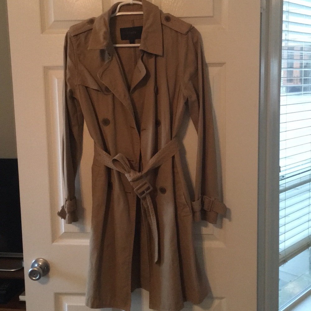 J. Crew trench coat.